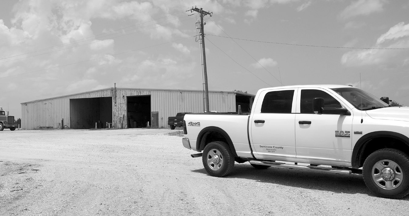 Pictured left is the Seminole County Commissioner District Two barn, located north of Strother Avenue and just west of Harvey Road. A turnover audit of the district by Oklahoma State Auditor Cindy Byrd shows multiple instances of noncompliance with state 