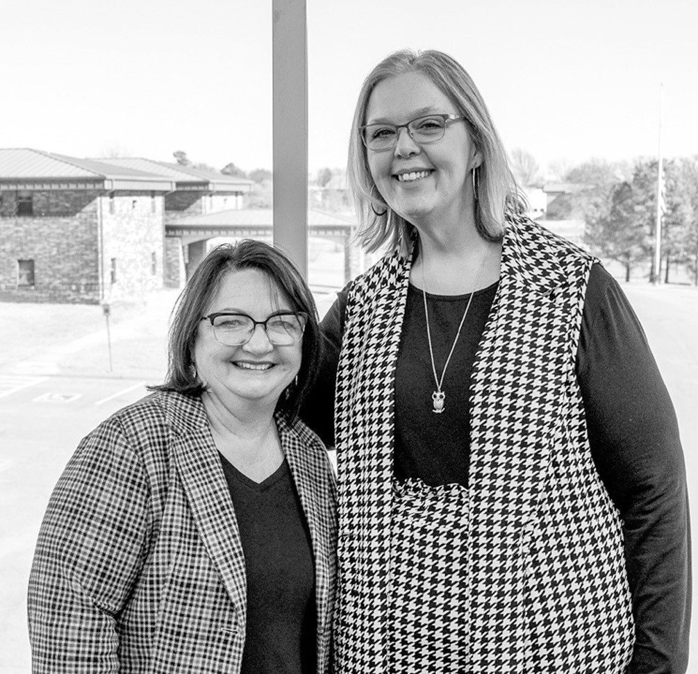 Seminole State College Comptroller Julie Hix (left) and Vice President of Finance, Grants and Enrollment Melanie Rinehart celebrate the success of the GEAR UP Dreamcatcher grant, which concluded in 2024. Hix formerly served as Director of SSC’s GEAR UP 