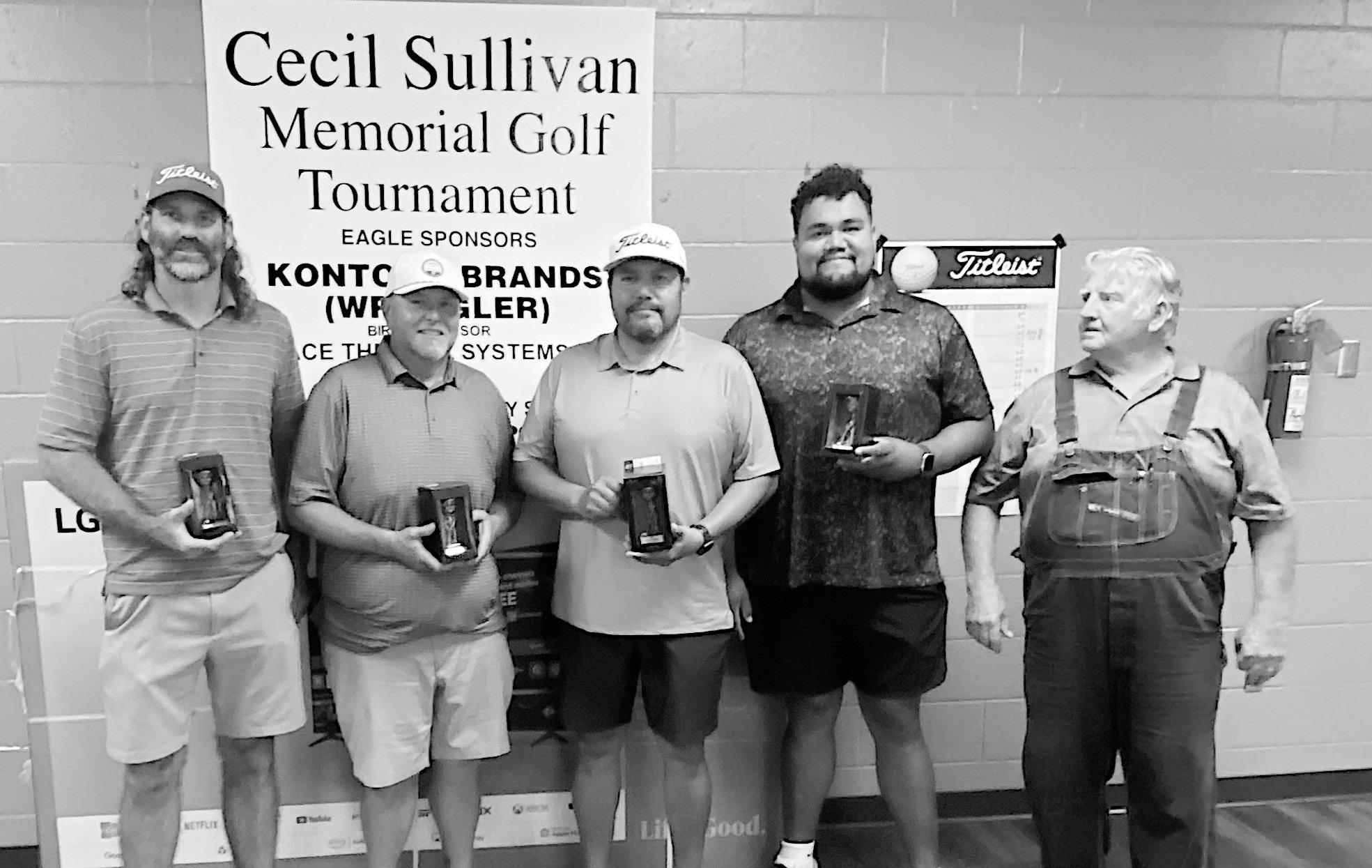 2025 6th Annual Cecil Sullivan Golf Champions: Brett Walker, Ryan Walker, Kris Noey and Ron Hill Courtesy Photo