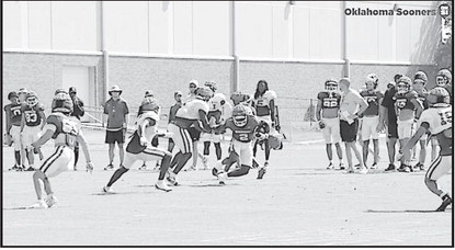 Oklahoma Runs Through Their Fifth Practice Tuesday