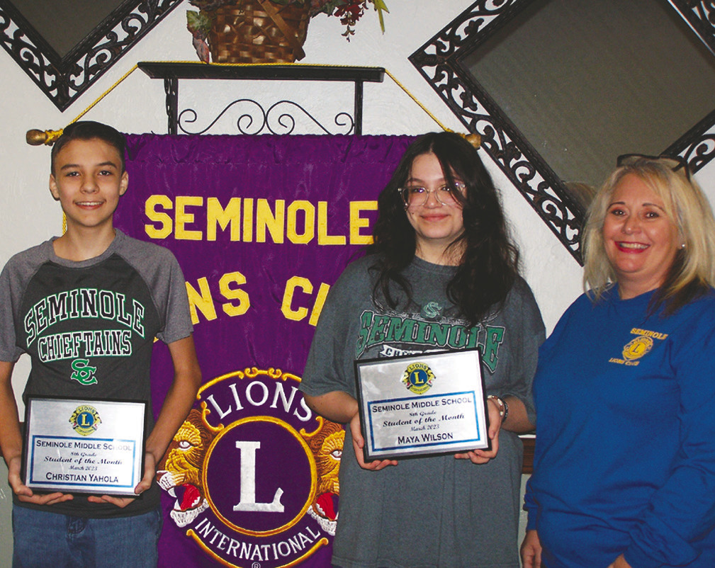 Seminole Middle School Students of The Month