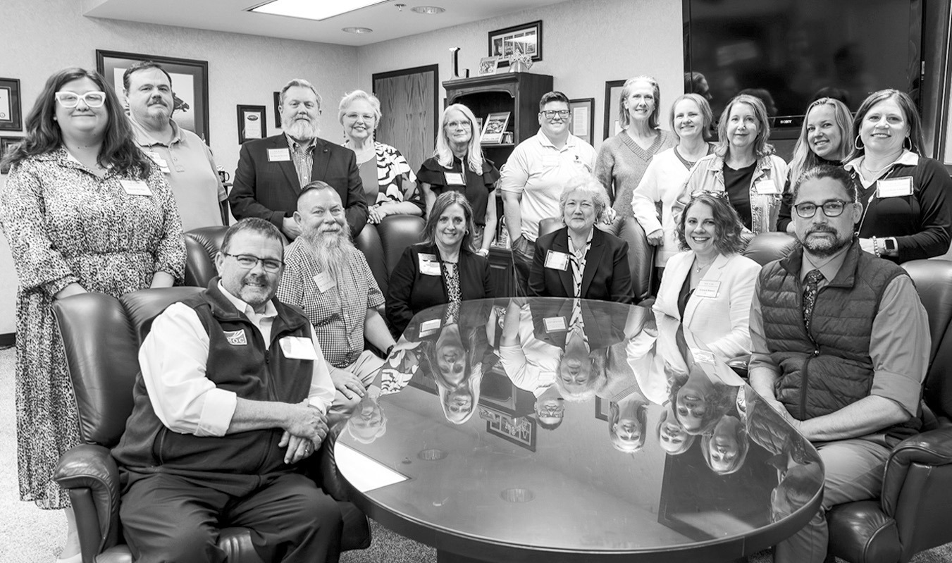Administrators and staff from Northern Oklahoma College in Tonkawa, Enid and Stillwater visited with Seminole State College leaders on Feb. 26 to discuss Higher Learning Commission accreditation efforts. Representatives from both institutions learned abou