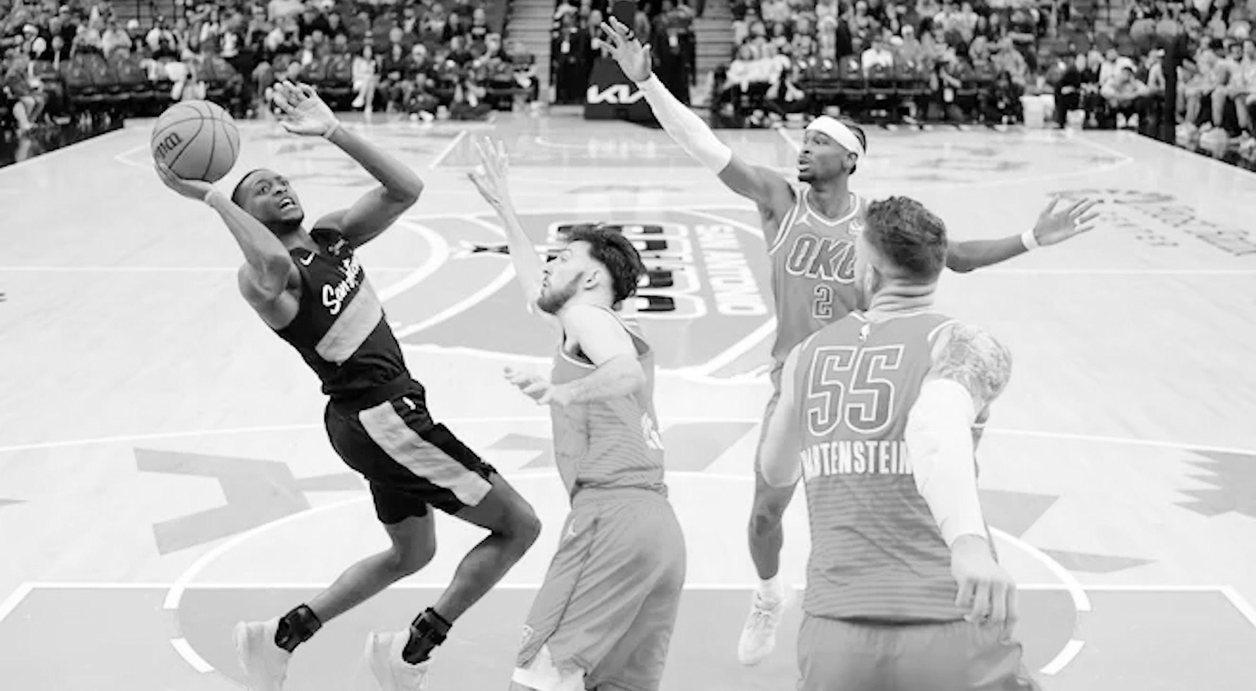 OKC Thunder Fall Twice to San Antonio