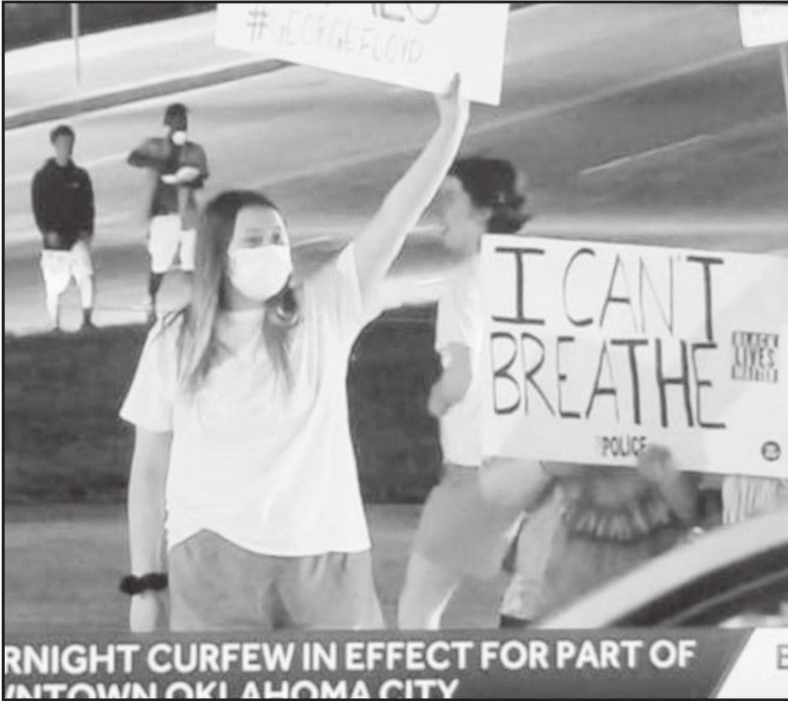 Seminole Resident Attends Oklahoma City Protest
