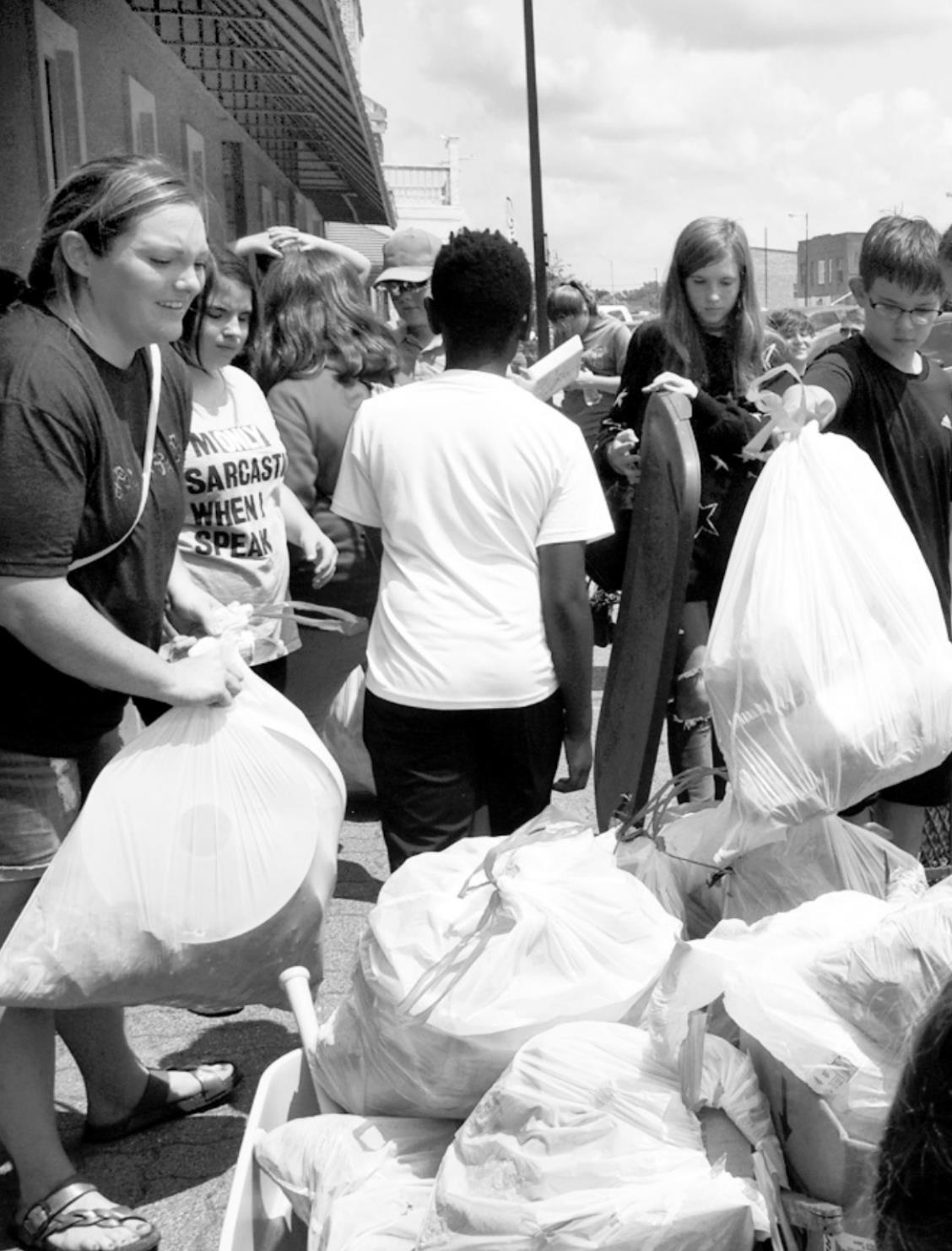 Pitching in
