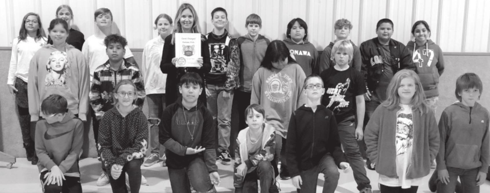 The 5th Grade students at Konawa Elementary