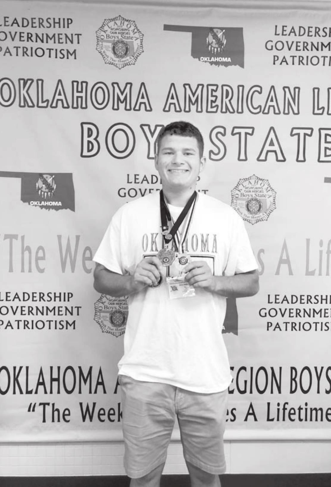 Konawa Student Picks up Honors at Boys State