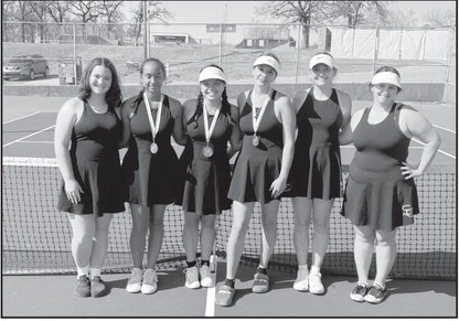 The Seminole Lady Chieftains finished 3rd overall in the Seminole 2nd Annual Tennis Tournament Tuesday. Courtesy Photo