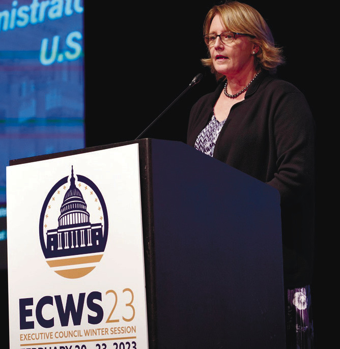 Criswell Addresses Tribal Leaders at National Congress of American Indians