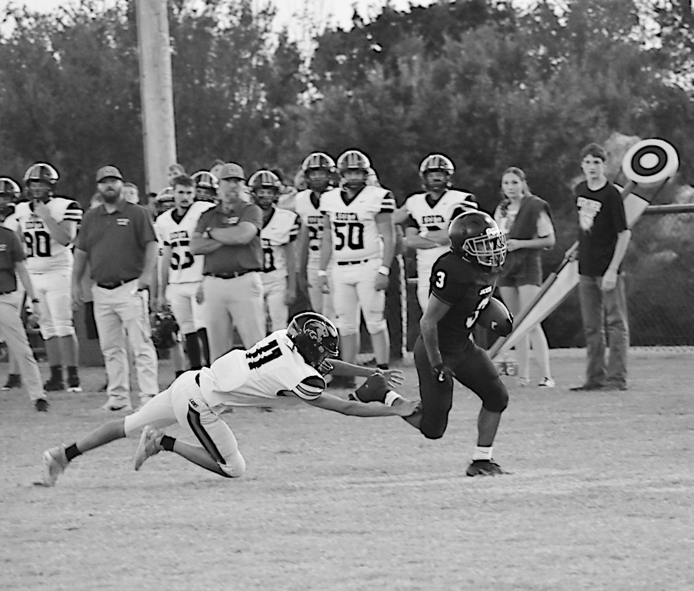 Strother Yellowjacket Dorian Morales breaks away from his defender for the score. Staff Photo by Andy Wilson