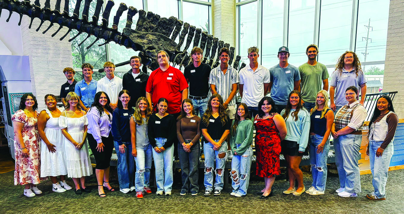 Freshmen members of the Seminole State College President’s Leadership Class attended a reception at the Jasmine Moran Children’s Museum on Aug. 26. (SSC photo)