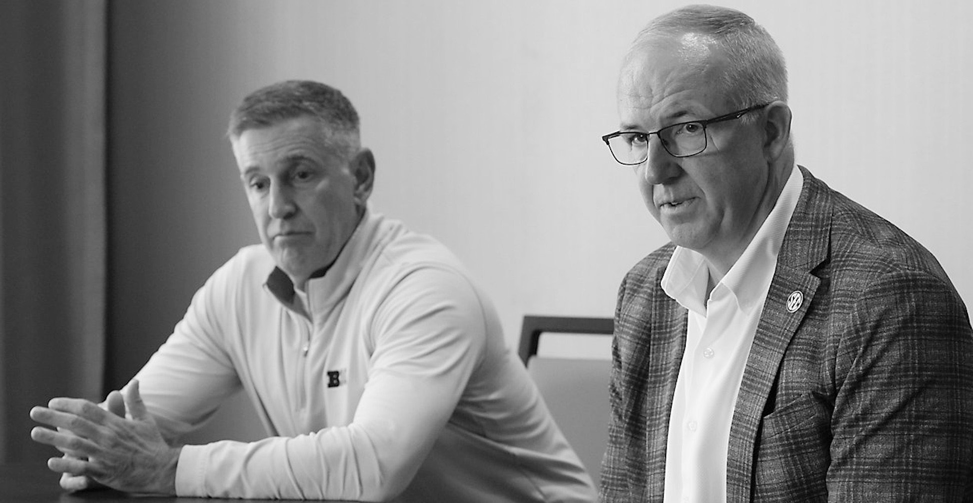 Tony Petitti and Greg Sankey