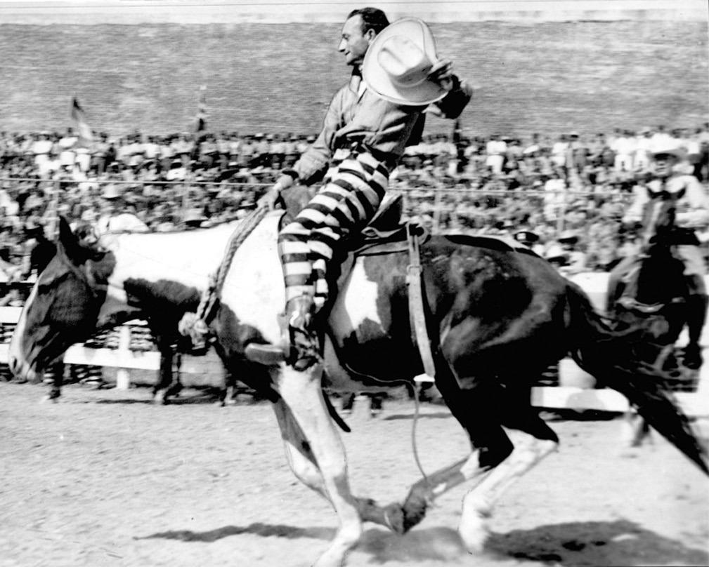 Historical photo of the Oklahoma State Penitentiary prison rodeo (Photo provided by Oklahoma Department of Corrections)