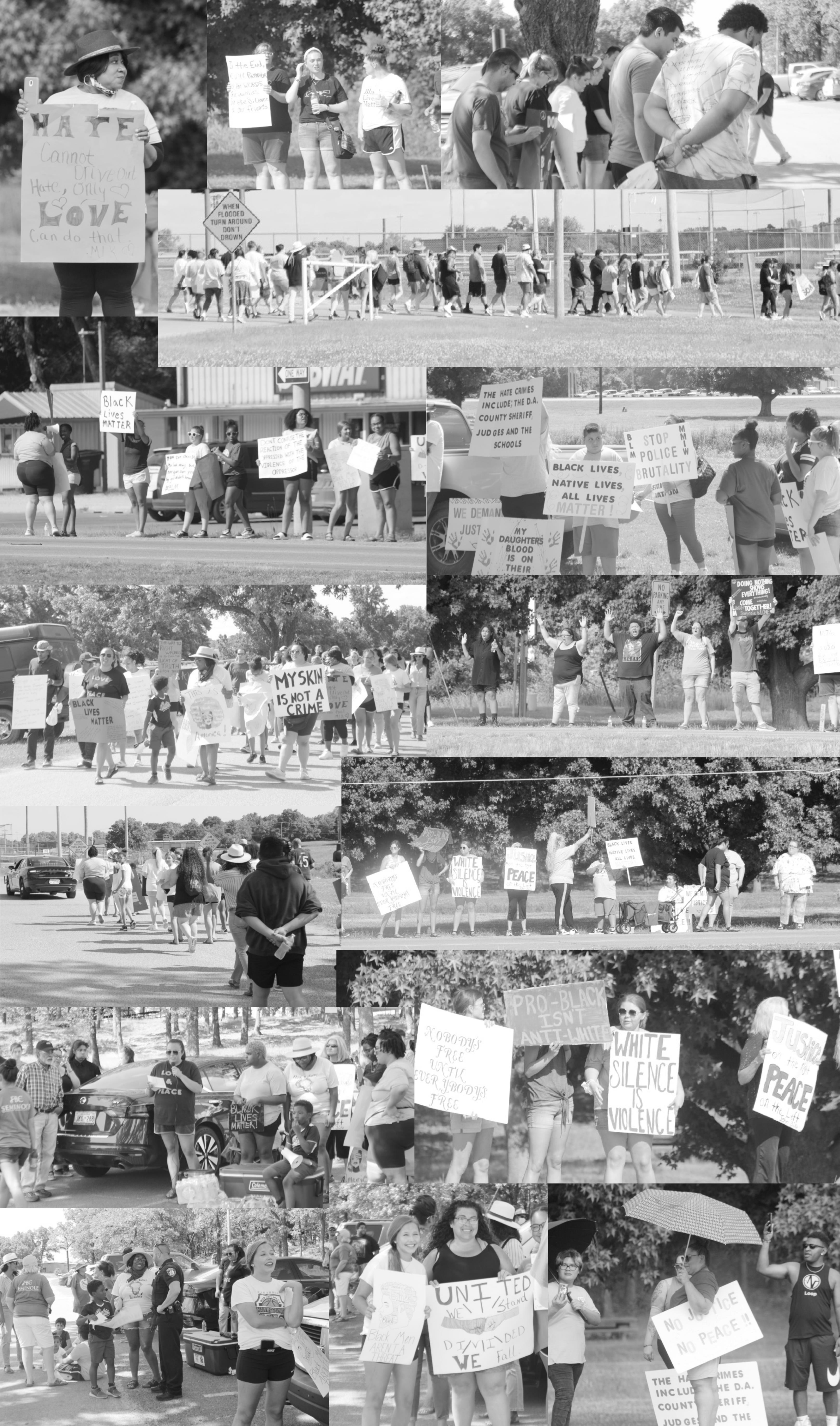 Protesters Gather In Seminole For Black Lives Matter