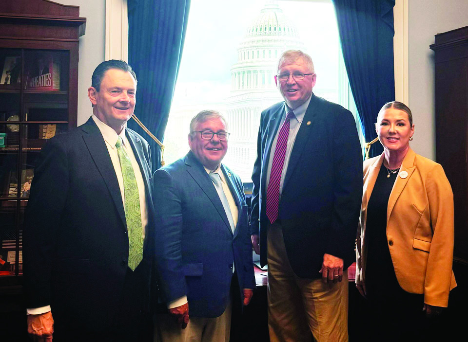 American Farmers &amp; Ranchers (AFR) Cooperative joined more than 100 farmers to lobby Congress for a new farm bill. Pictured above are members of the Oklahoma Delegation with Rep. Frank Lucas (Photo provided)