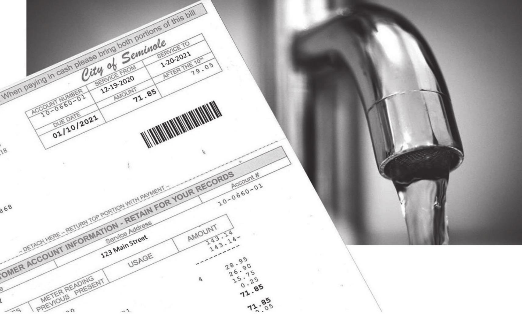 COVID Affects Water Department; Bills Will be Estimated This Month
