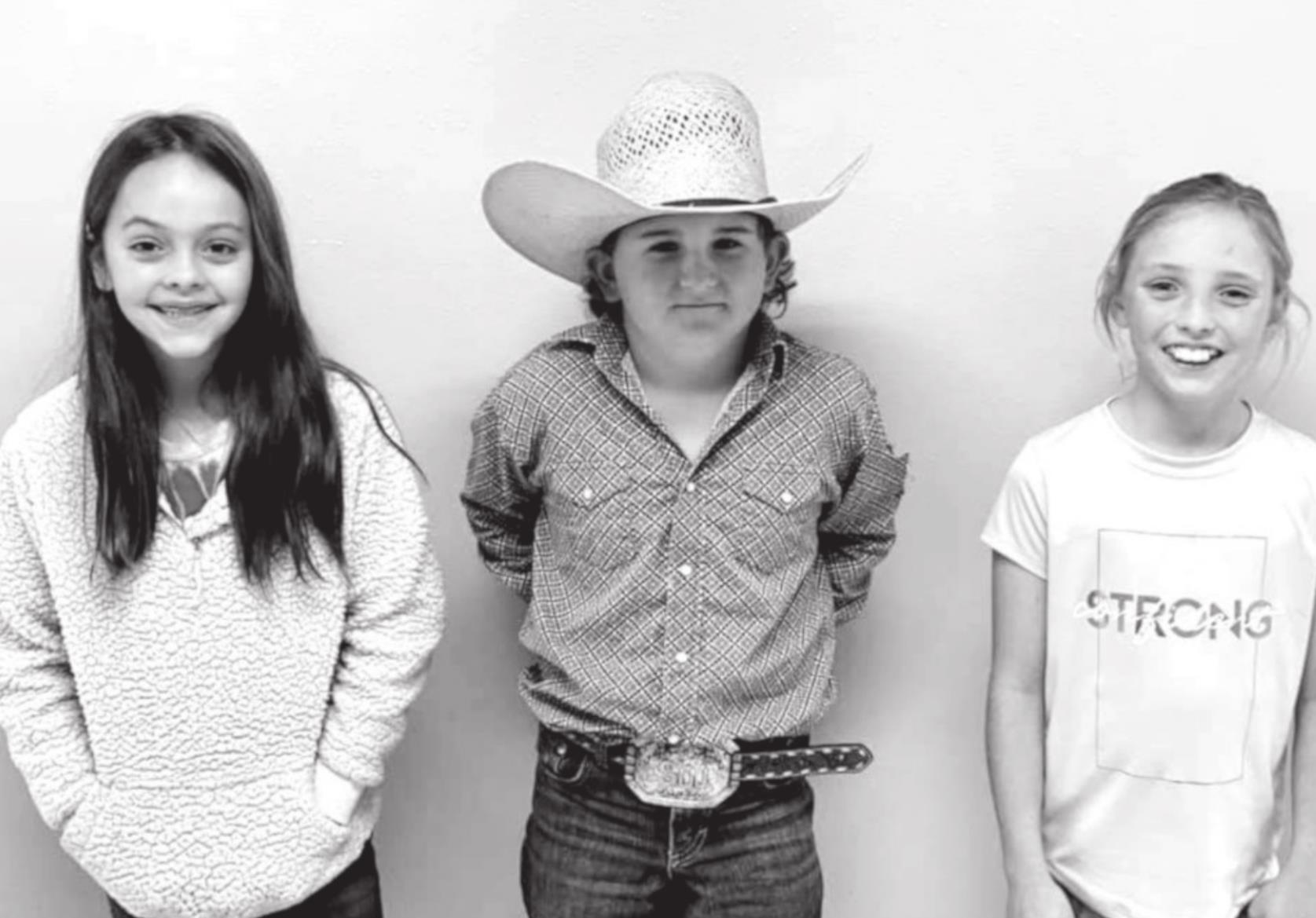 Wewoka 4-H club members