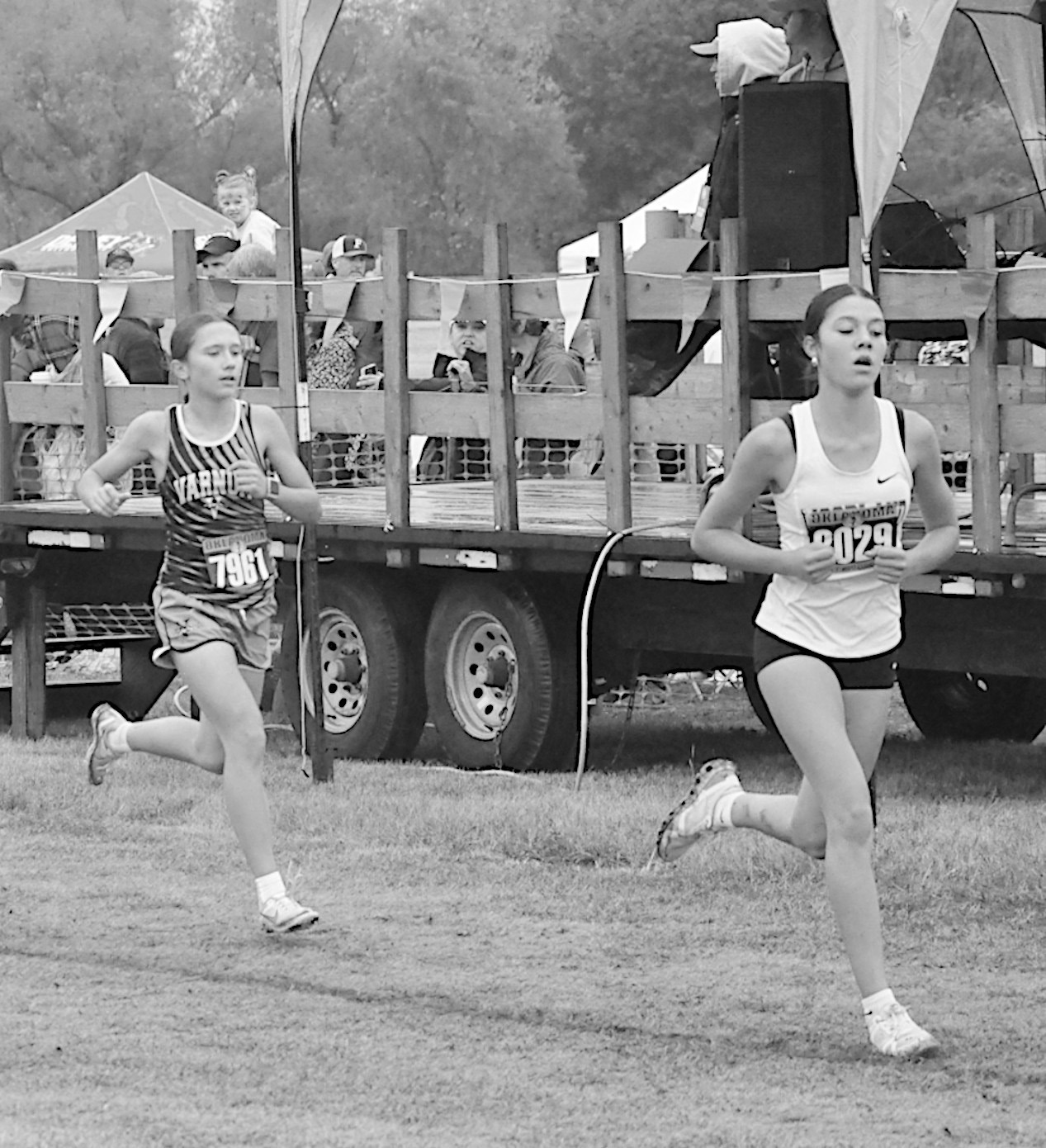 Varnum Lady Whippet Karsyn Lowery competed in the 3200m run Saturday and placed 11th at State. Staff Photo by Bill Anderson