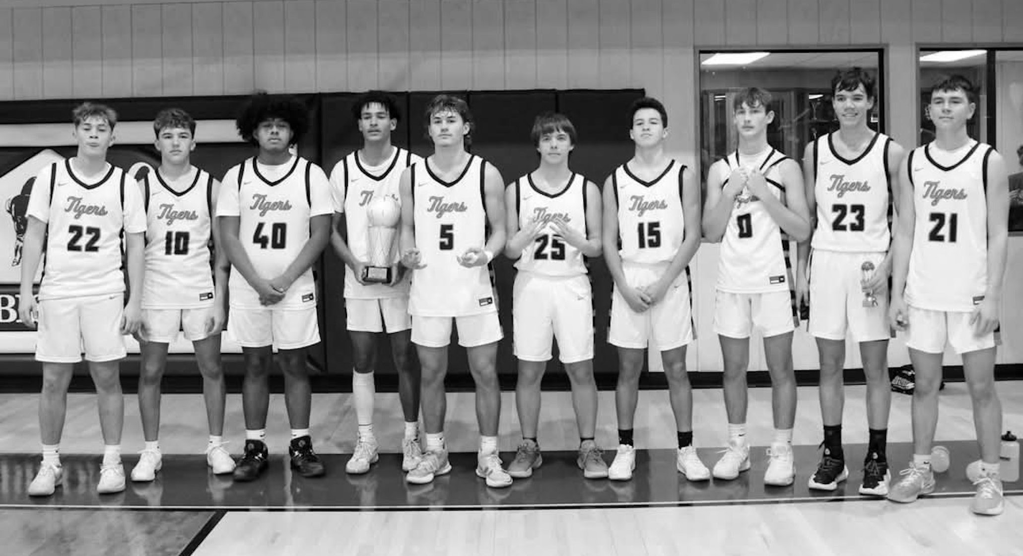 The Konawa Tiger boys took 3rd place at the Bowlegs Basketball Tournament over Macomb Saturday with a score of 57-38. Courtesy Photo