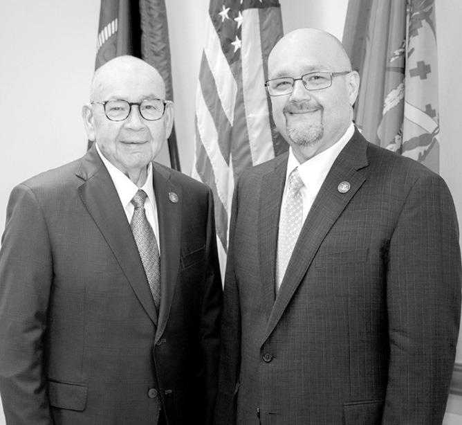 Chickasaw Nation Governor Bill Anoatubby and Lt. Governor Chris Anoatubby. (Courtesy photo)