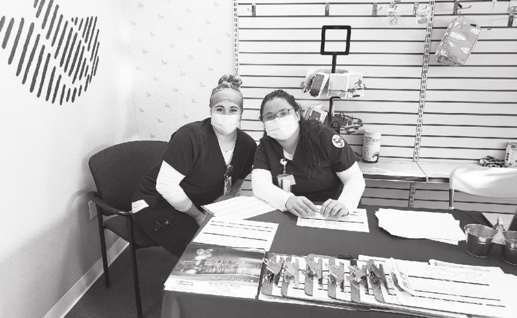 SSC Nursing Students Help Out With COVID Vaccination Efforts