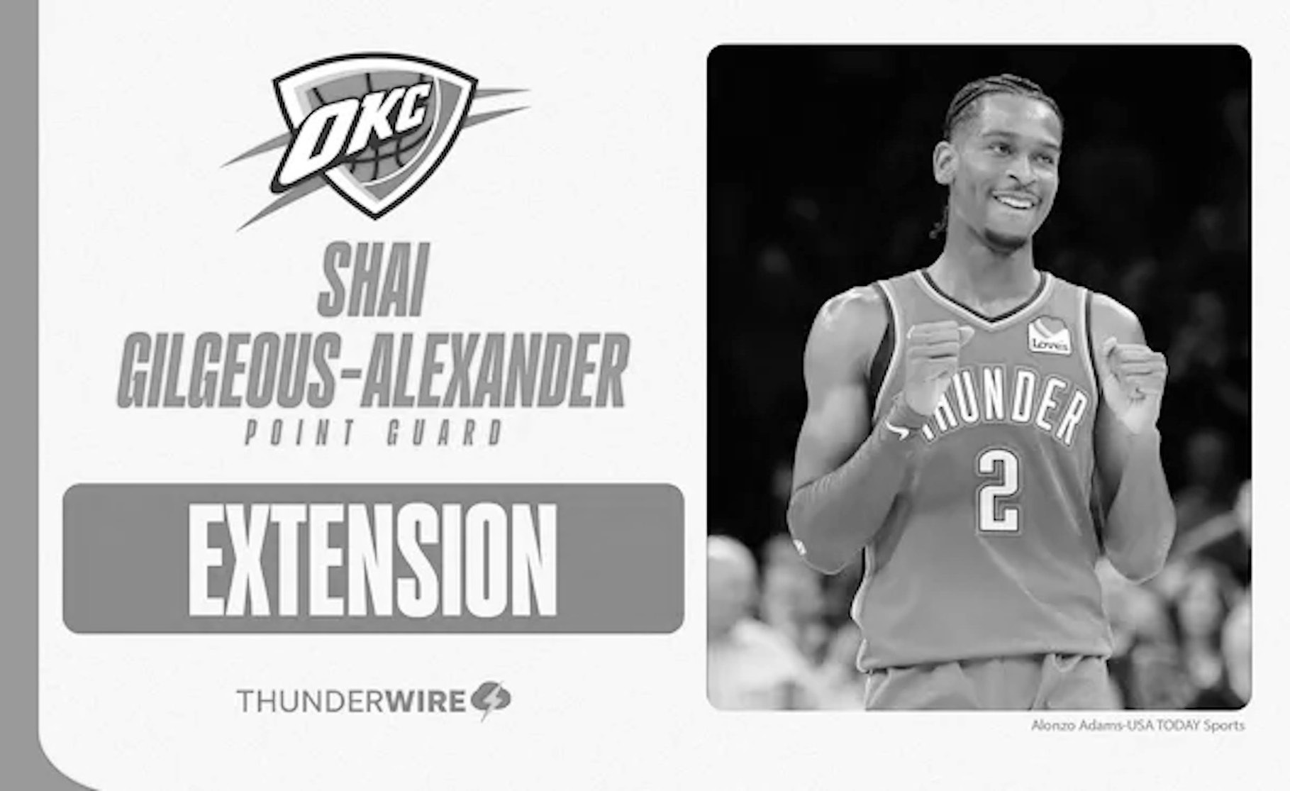 Thunder Sign Shai Gilgeous-Alexander to Huge Contract