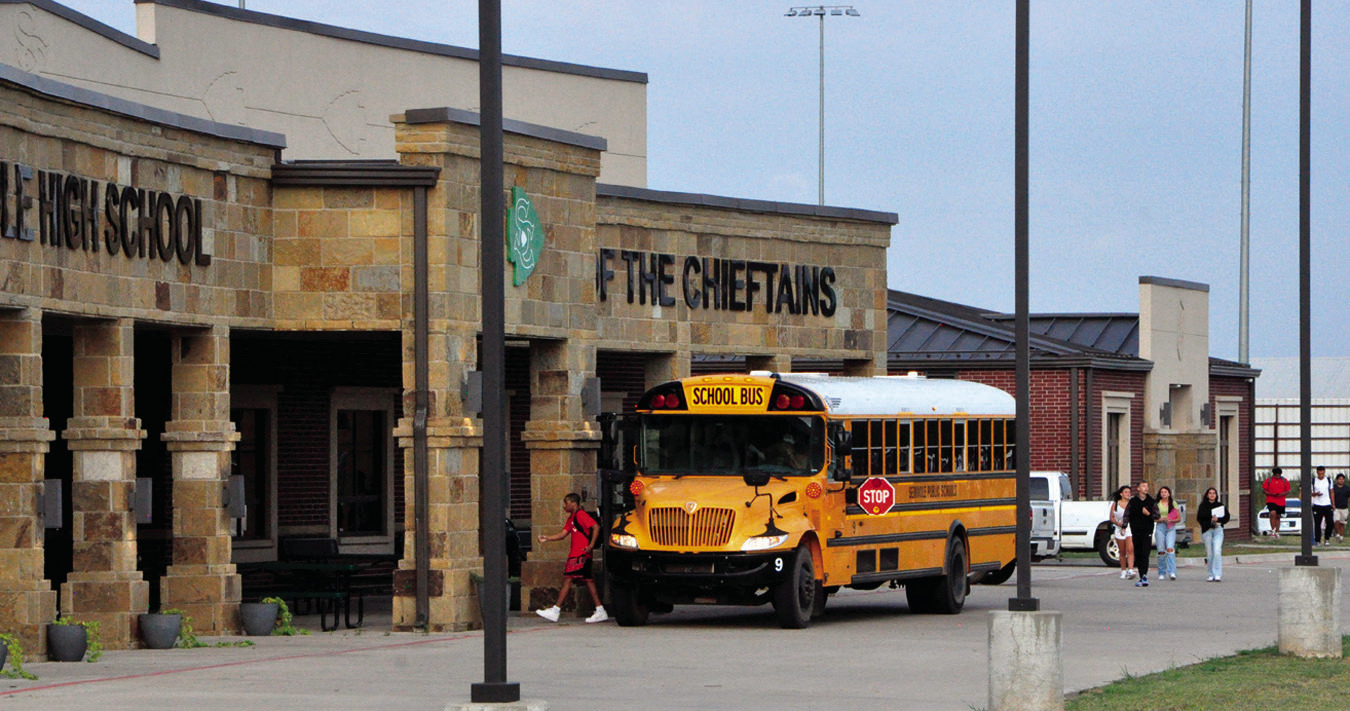 In this 2024 file photo, students unload from a bus at Seminole High School. On Sept. 9, registered voters in Seminole County will be tasked with deciding the fate of a proposed sale tax initiative that will benefit the county’s ten school districts, th