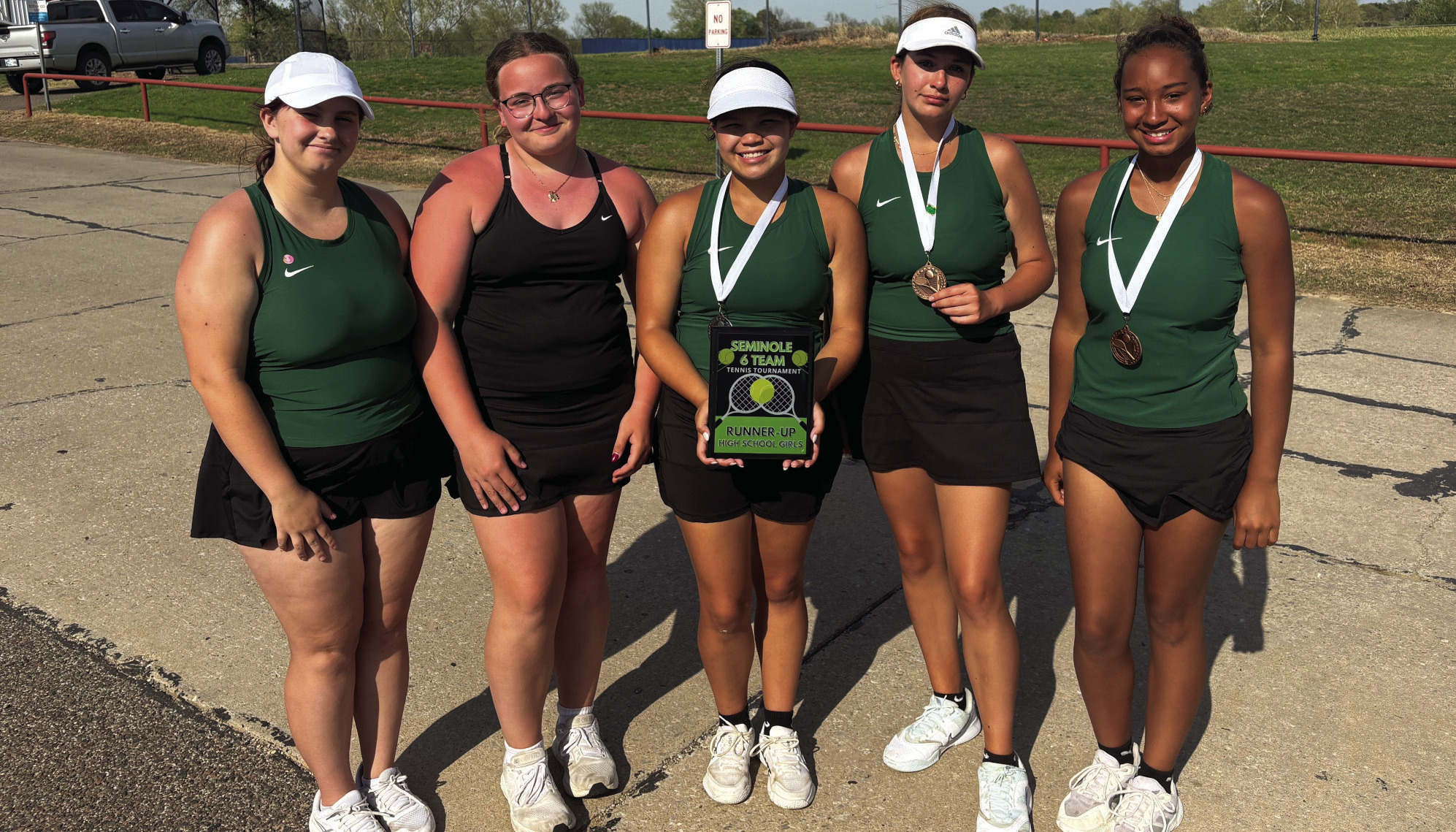 Seminole Lady Chieftain Tennis Team took 2nd Place Overall in the Seminole 6 Team Tournament. Courtesy Photo