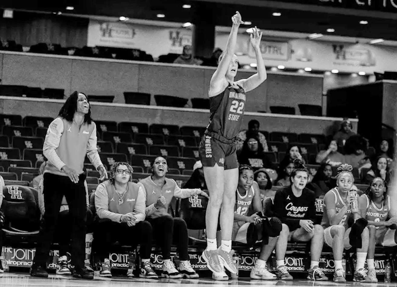 No. 24 Cowgirls’ Rally Falls Short Against Houston