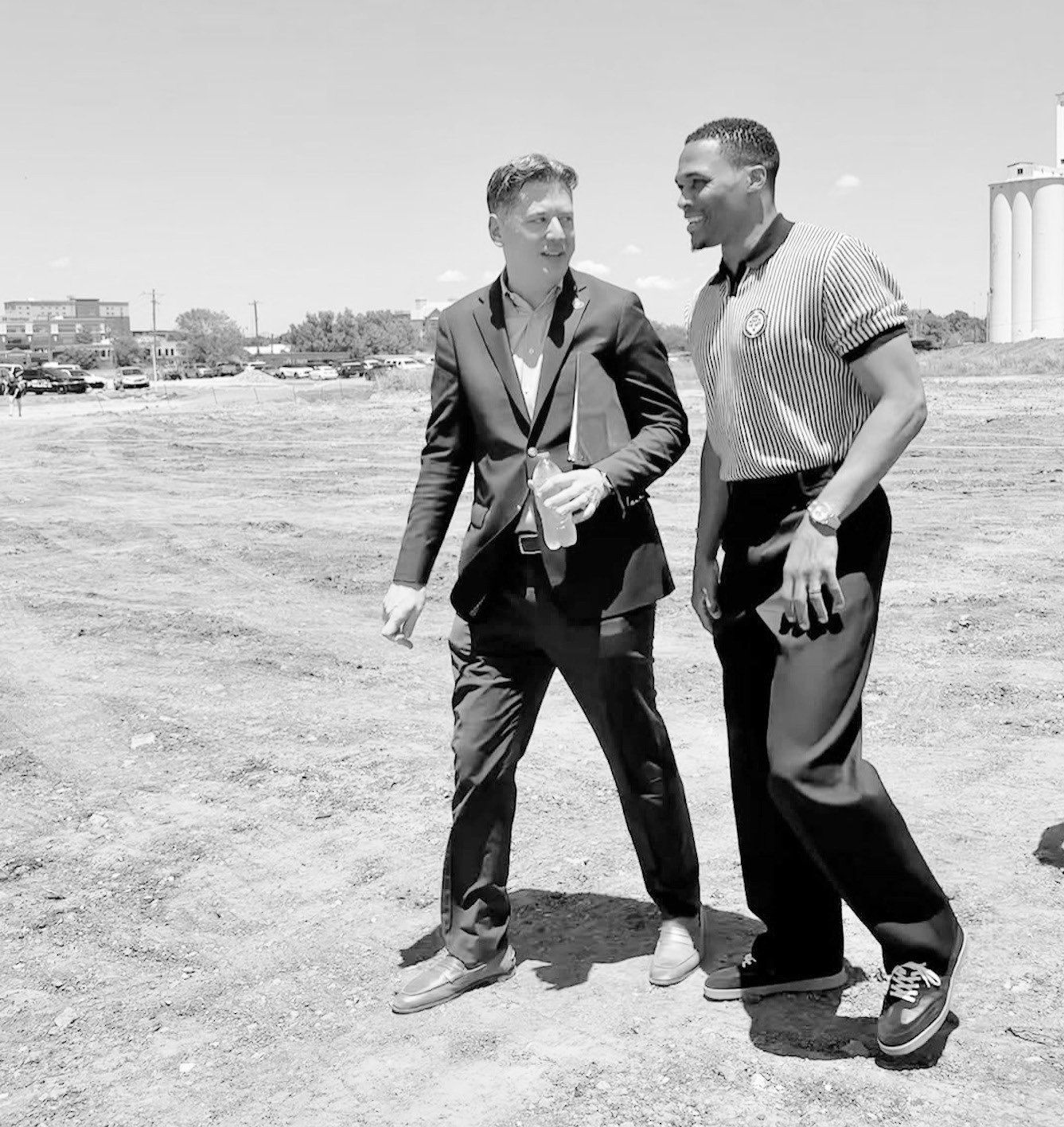 Mayor David Holt and Rusell Westbrook