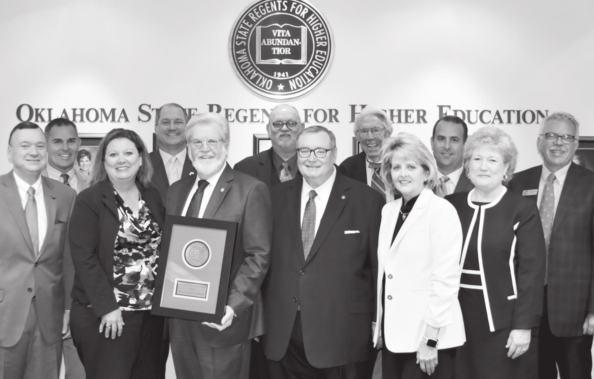 Thompson Receives Higher Ed Distinguished Service Awards