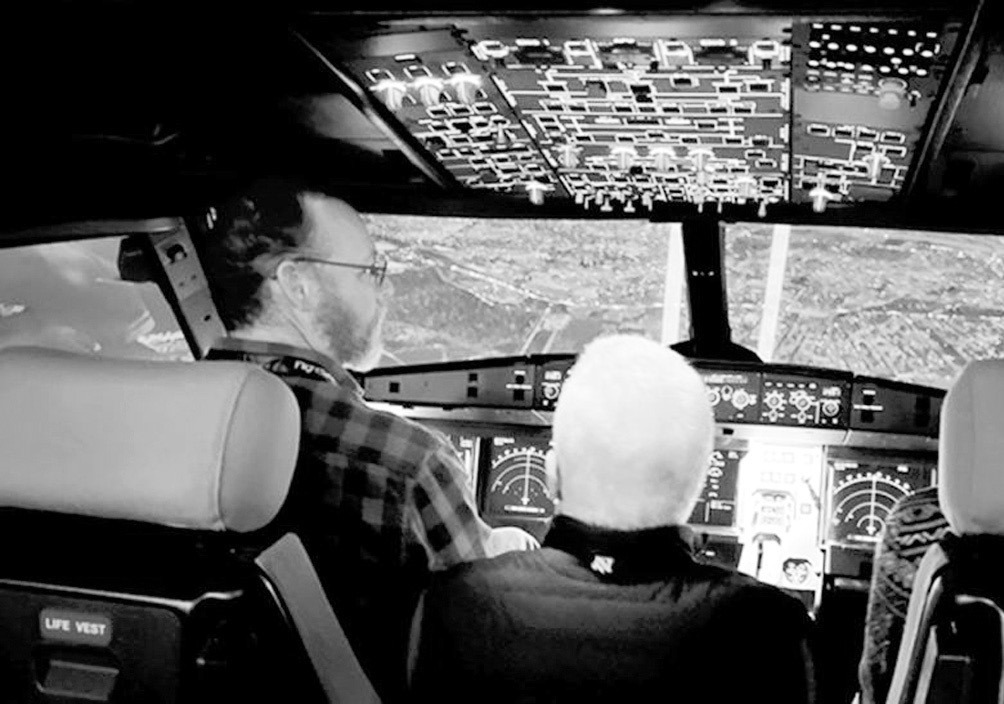 Jason Atha, aviation instructor for Putnam City Public Schools attended the FlightSafety International Teacher Simulation Expo in Broken Arrow, Feb. 10-11. (Photo provided)