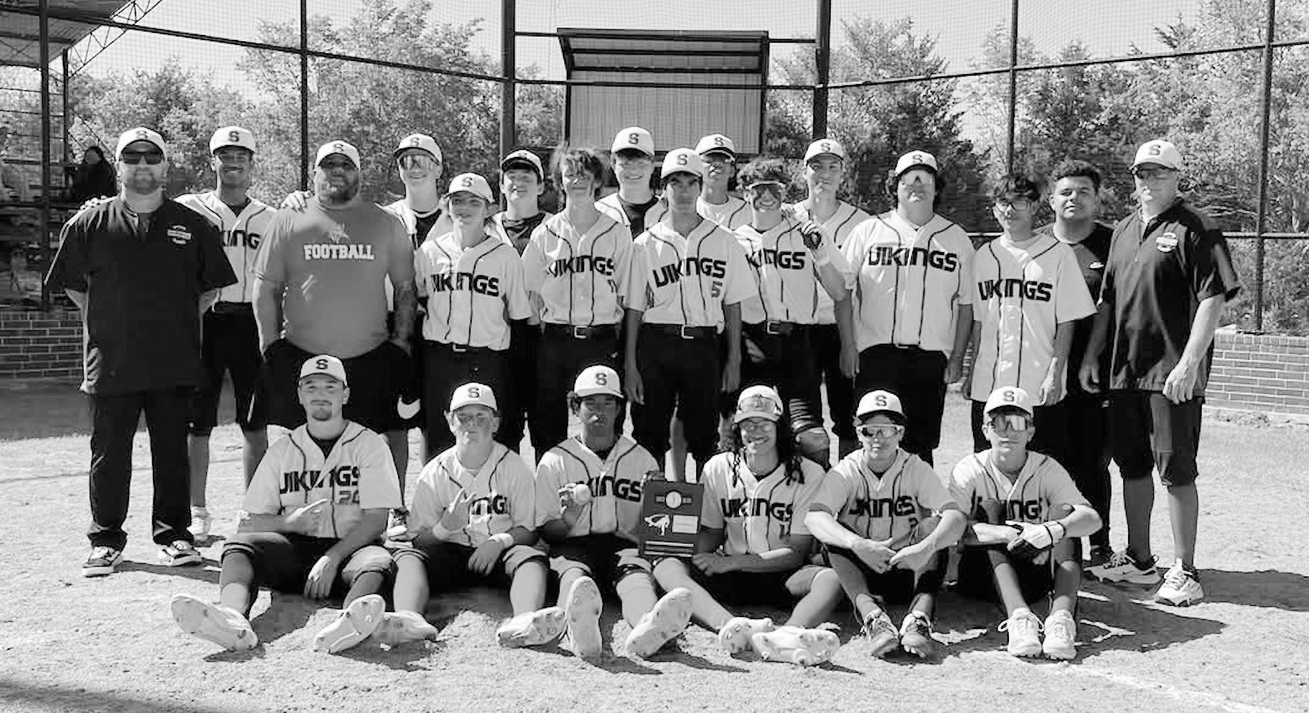 The Sasakwa Vikings won the Class B District Championship over Butner and Buffalo Valley Tuesday afternoon. Courtesy Photo