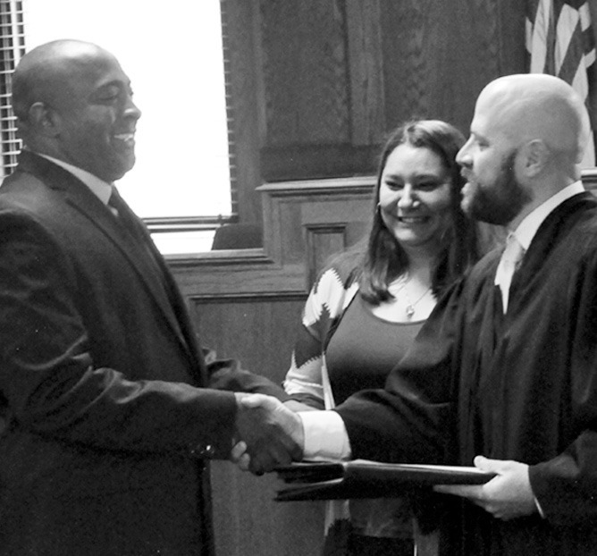 Louie Sworn in to First Full Term as County Sheriff