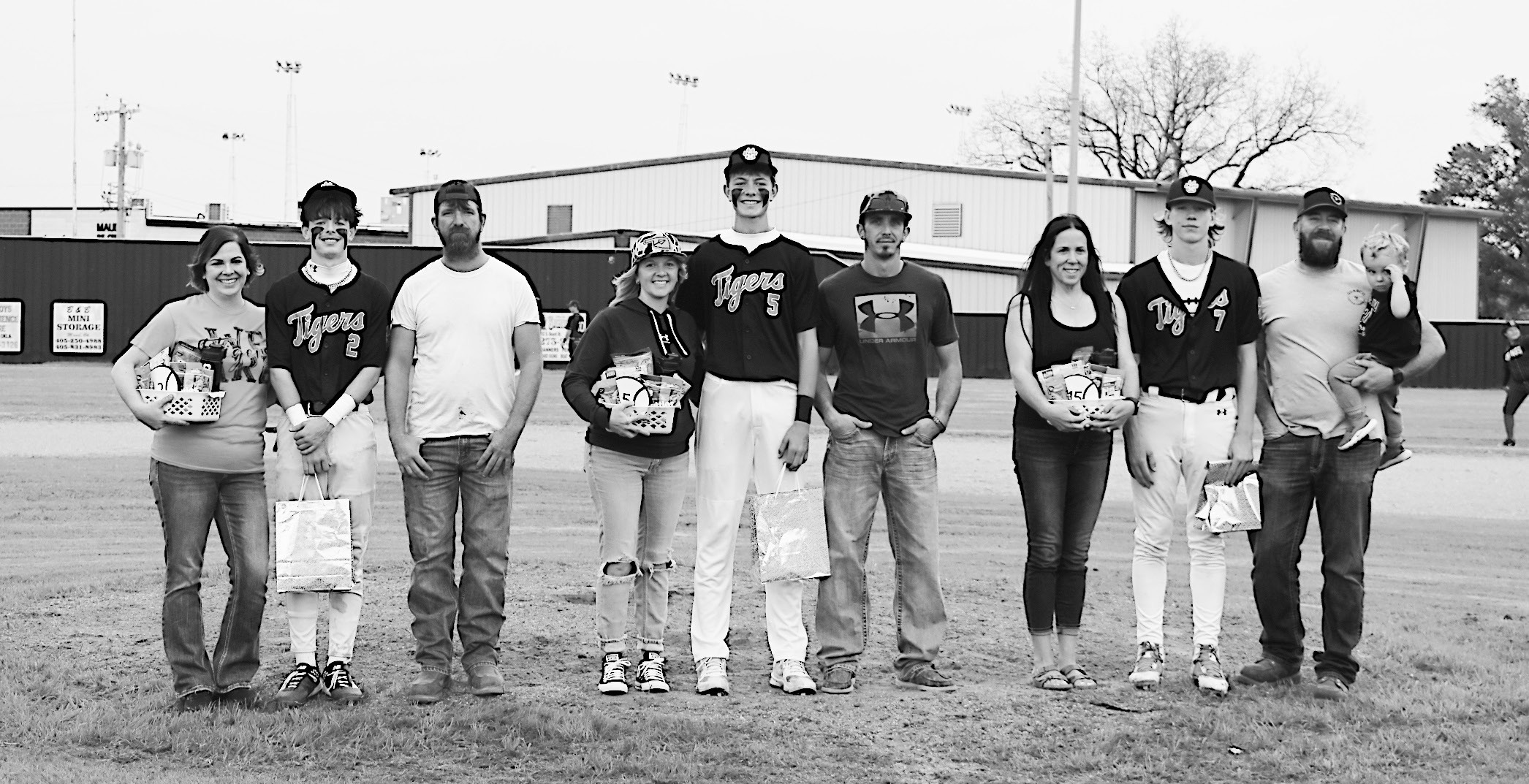 Maud High School honored three of their seniors Tuesday night. Pictured left to right: Colt Abbott, Carsyn Bodkins and Jacob Glasco.