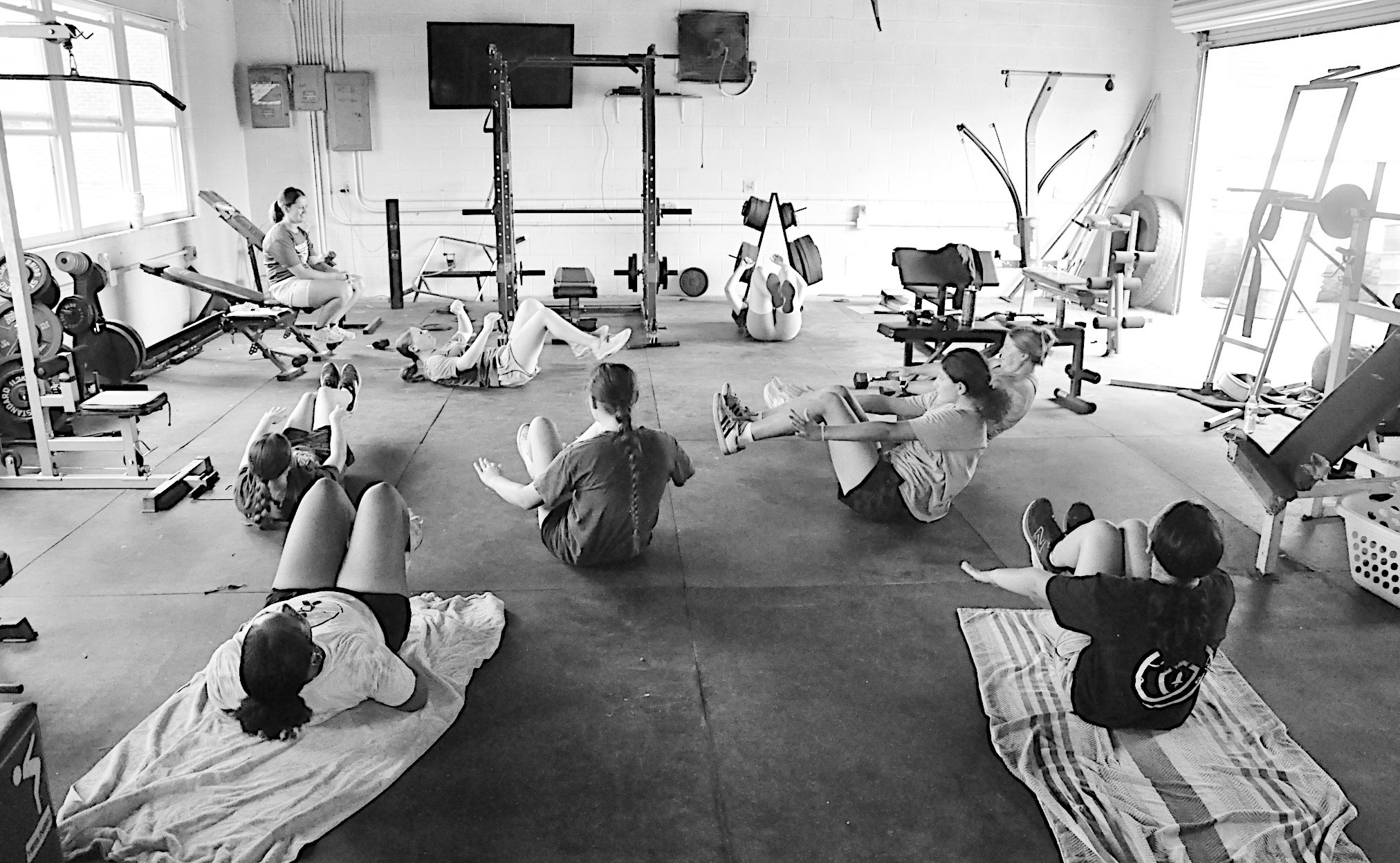 Summer Pride Staff Photo by Bill Anderson Butner Eagle studentathletes stay in shape during the summer months participating in their summer pride activities.
