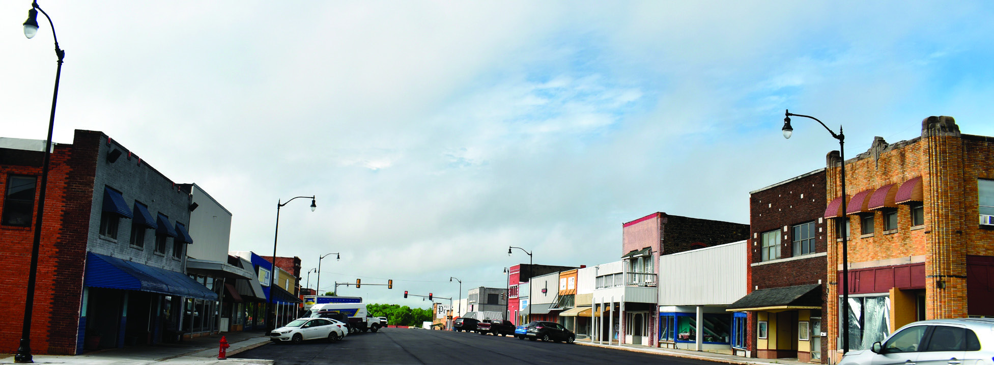 Seminole’s Main Street officially reopened Friday morning, June 6 after being mostly closed for several months for a renovation project. (Staff photo by Andy Wilson)