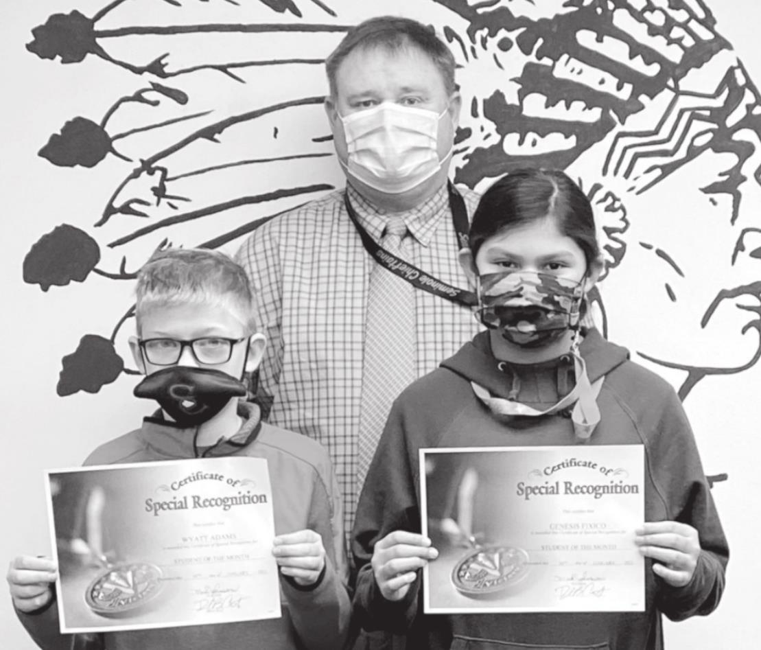 6th Grade: Congratulations to the January Students of the Month