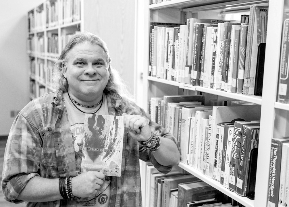 Seminole State College Assistant Professor of English Paul Juhasz was recently named a finalist for the 2025 Oklahoma Book Awards. The event will take place on May 16 at the National Cowboy and Western Heritage Museum in Oklahoma City. (Photo provided)