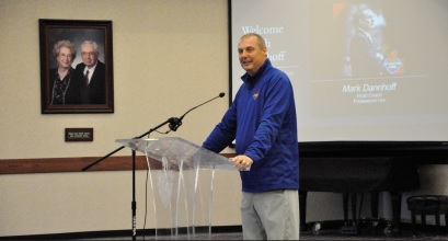 Potawatomi Fire Head Coach Dannhoff Speaks at Haney Center