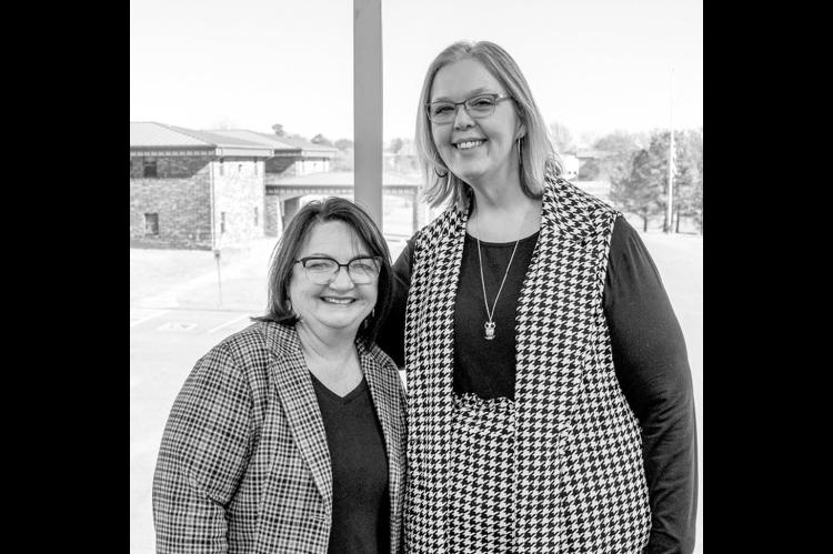 Seminole State College Comptroller Julie Hix (left) and Vice President of Finance, Grants and Enrollment Melanie Rinehart celebrate the success of the GEAR UP Dreamcatcher grant, which concluded in 2024. Hix formerly served as Director of SSC’s GEAR UP 