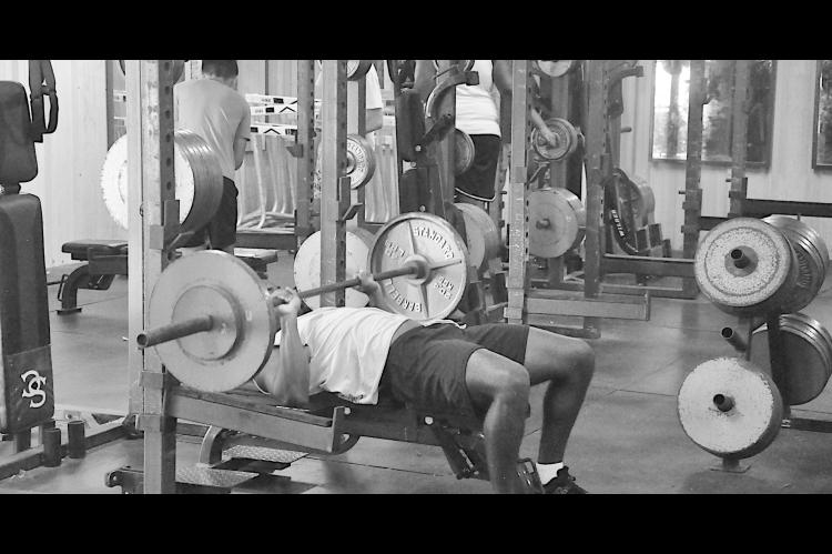 Seminole Chieftain athletes workout during their Summer Pride conditioning Monday morning. Staff Photo by Bill Anderson