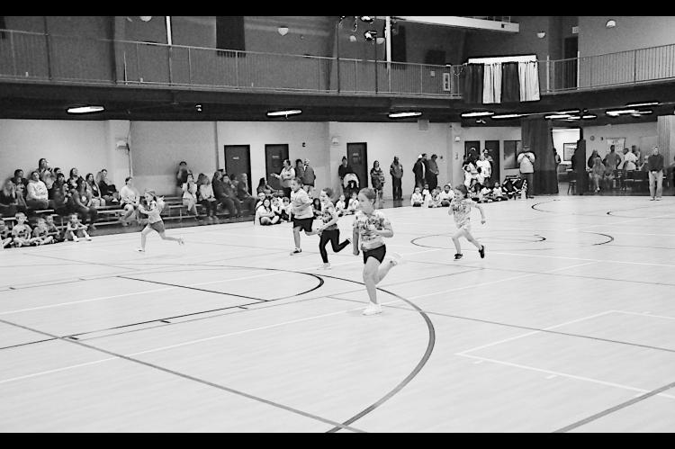 Seminole elementary schools held their first day of little Olympics at the First Baptist Church gymnasium known as the Bridge Thursday morning. Kids enjoyed a day of competition and fun. Staff Photo by Bill Anderson