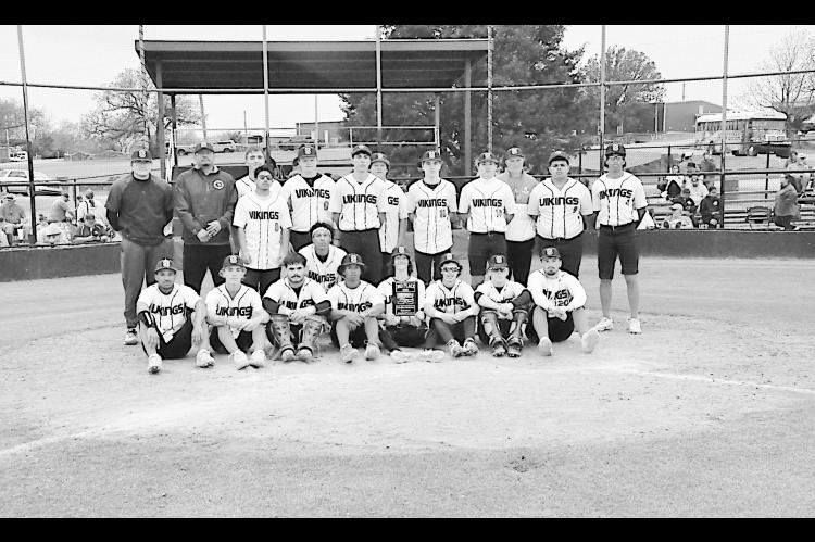 The Sasakwa Vikings win Third Place at the LRC Baseball Tournament Friday. Staff Photo by Bill Anderson