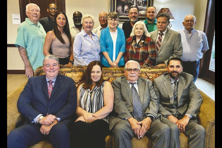 The staff of Swearingen Funeral Home. (Staff photo by Ken Childers)