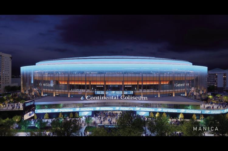 New OKC Arena Officially Named the Continental Coliseum