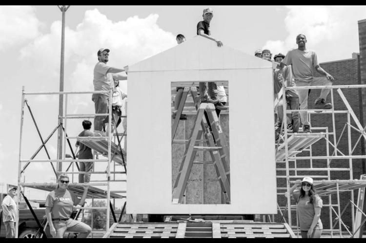 Students Build Tiny House For Person in Need