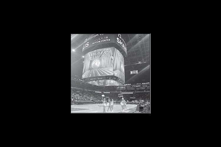 The OKC Thunder faithful fans packed the Paycom Saturday and Monday to watch their team play the Timberwolves in Minnesota. Staff Photo by Bill Anderson