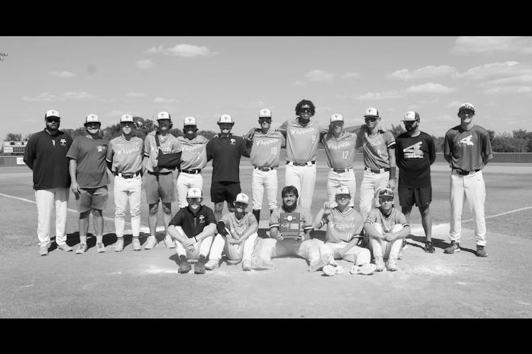 Varnum District Champions Courtesy Photo by Jeanne Gosa The Varnum Whippet Baseball team beat the Lookeba-Sickle Panthers 12-2 to become the Class C District Champions Monday.