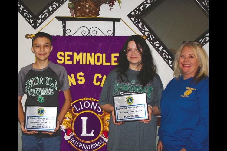 Seminole Middle School Students of The Month